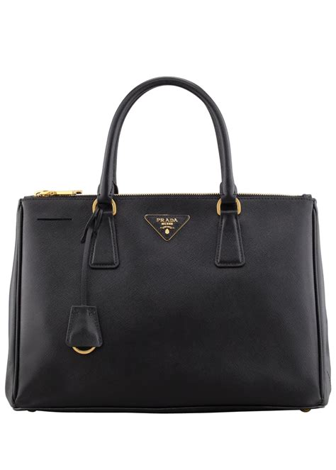 frontino nero prada|Prada Saffiano Double.